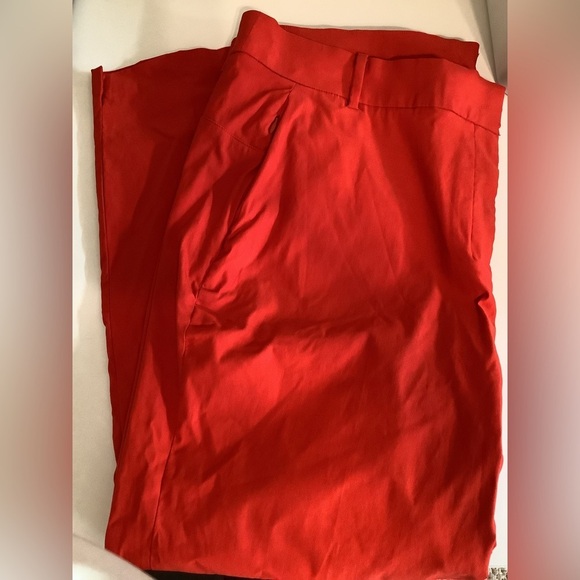 Lane Bryant Size 24 Red 4-Season Slim Ankle Pants. New With Tags - Picture 10 of 10